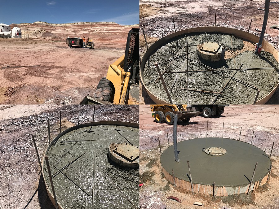 [MDRS Robotic Observatory Concrete Pad]
