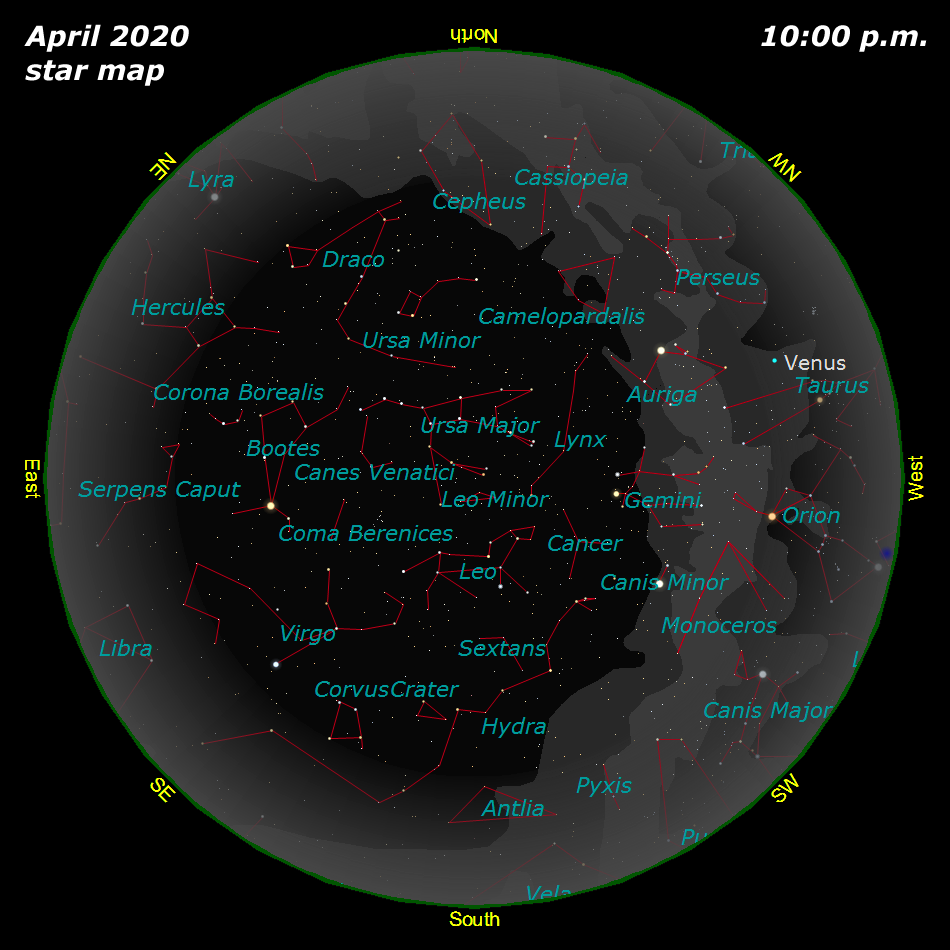 [April Star Map]