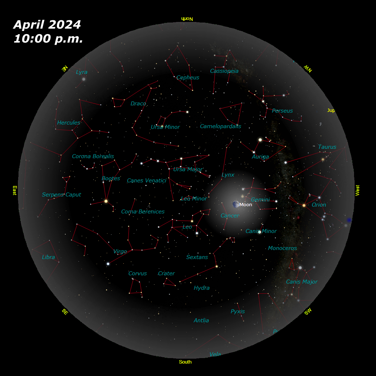 [April Star Map]