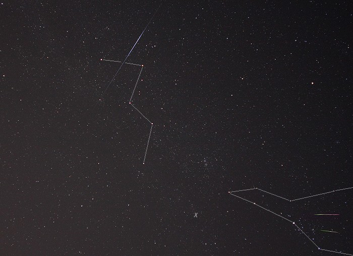 [Photographic Perseid Radiant]