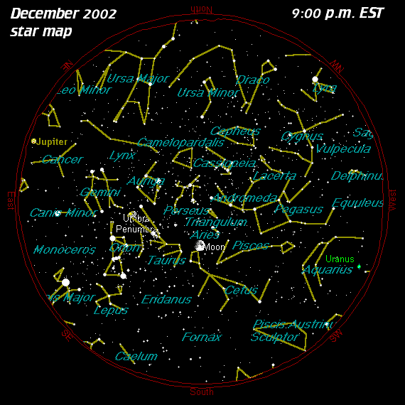 December Star Map