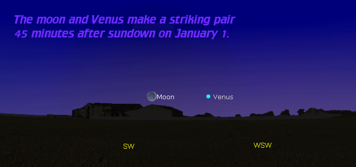 [The moon and Venus]