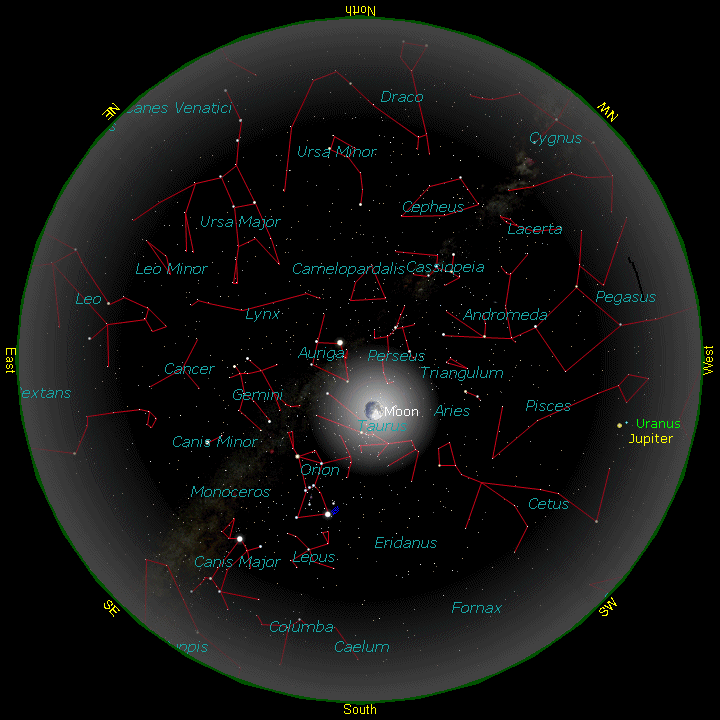 [January Star Map]