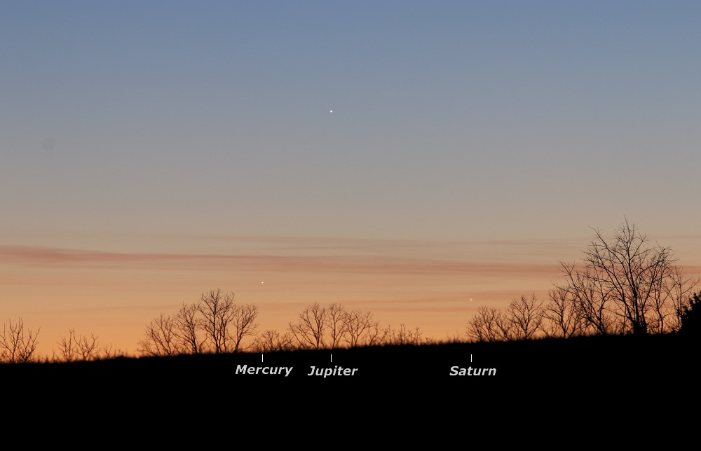 [Jupiter-Saturn-Mercury Conjunction]