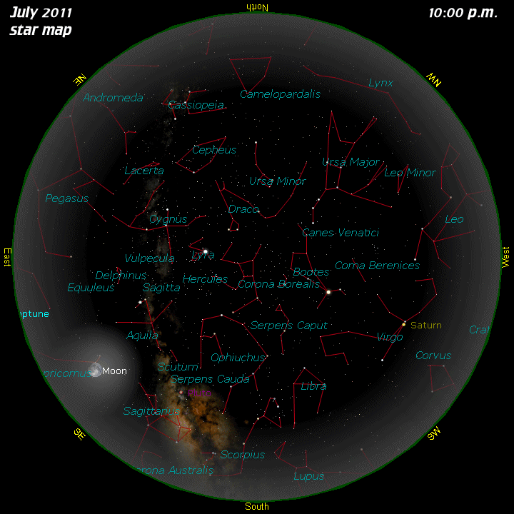 [July Star Map]
