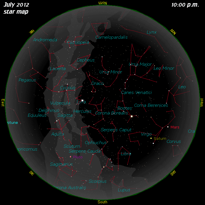 [July Star Map]