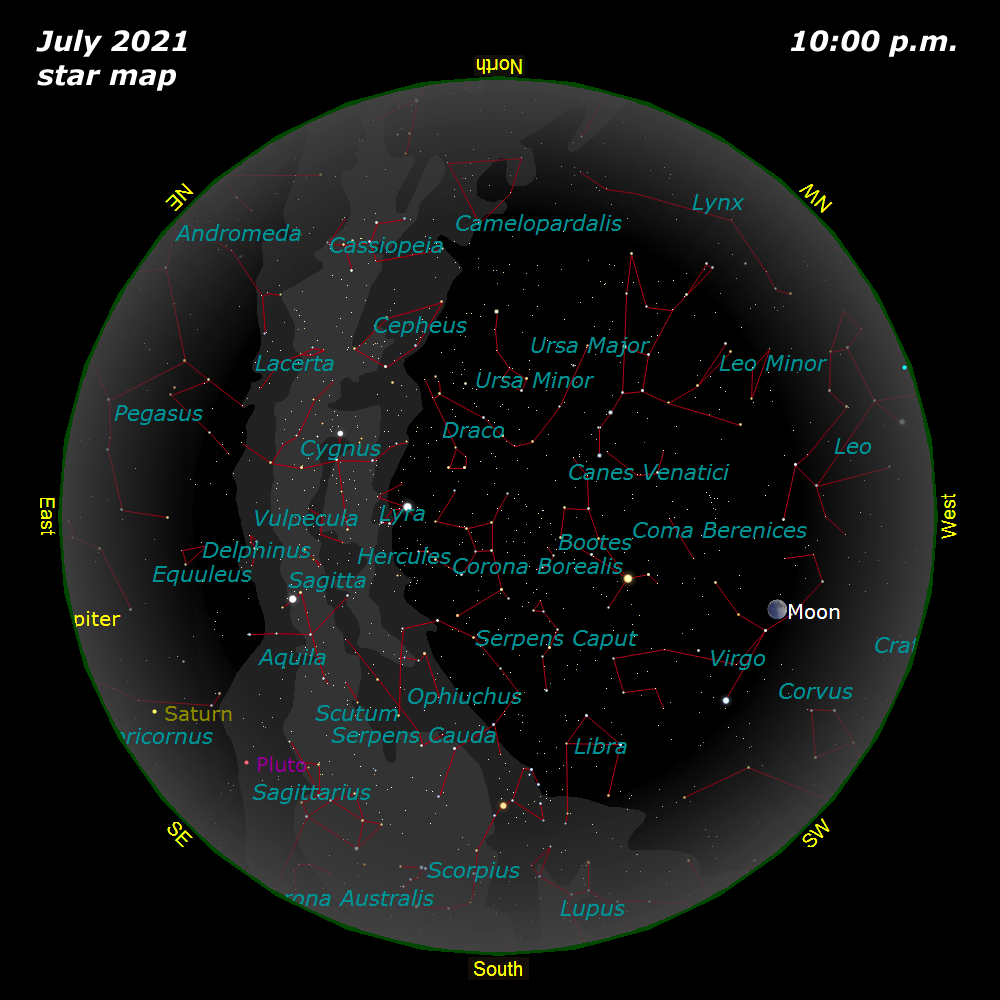 [July Star Map]