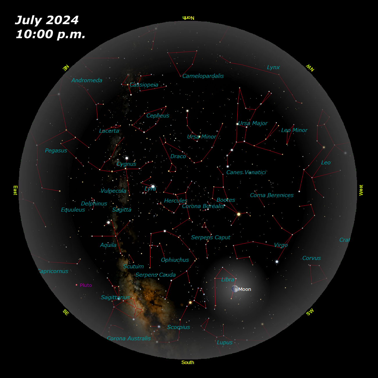 [July Star Map]