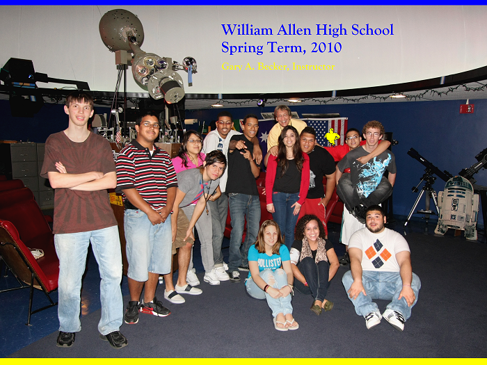 [First Moravian College Class, Spring 2010]
