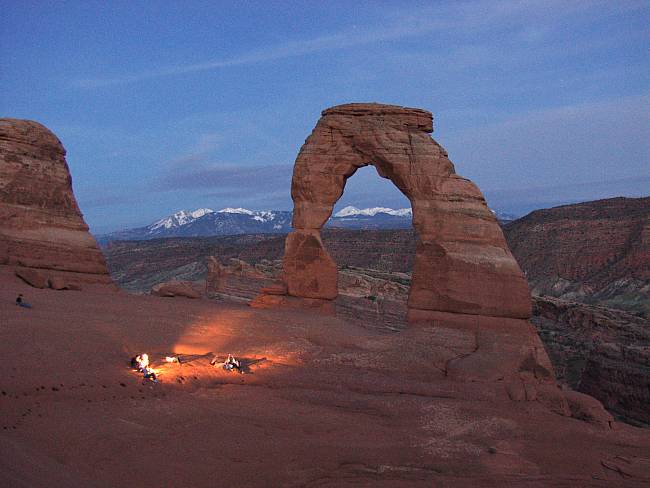 [Delicate Arch in Twilight]