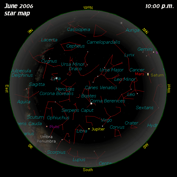 June Star Map