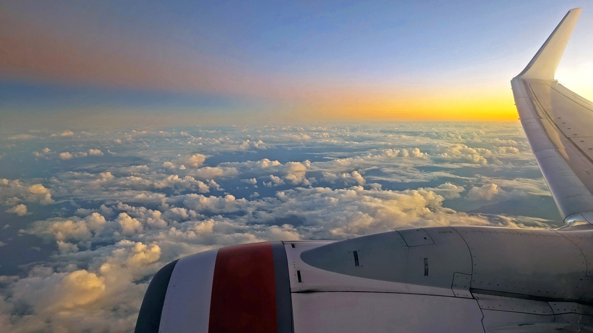[Earth's Shadow Rising in Flight]