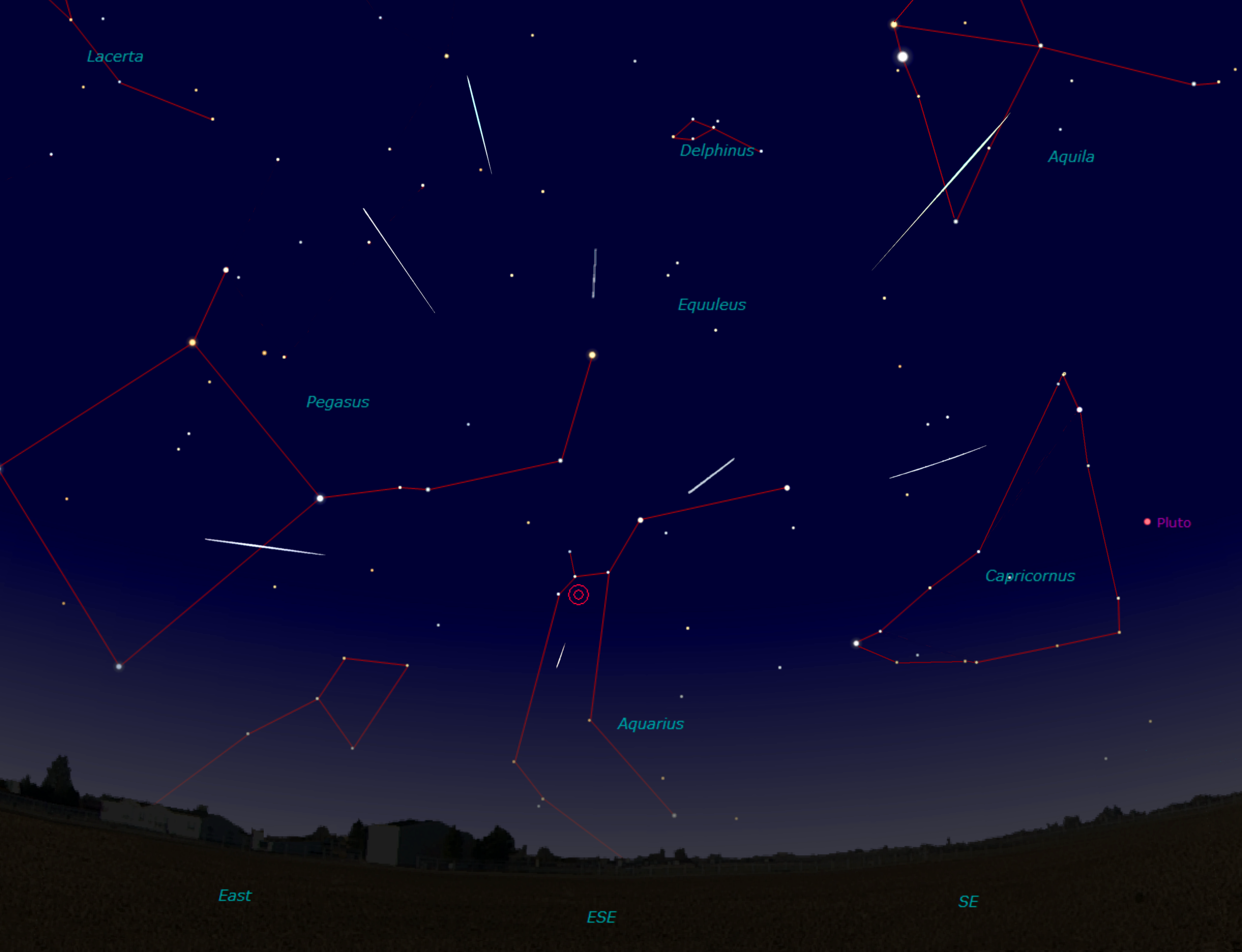 [Eta Aquariid Meteor Radiant]