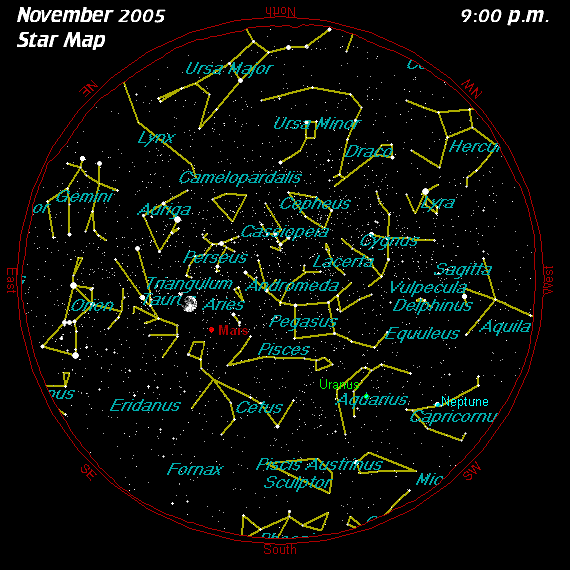 November Star Map