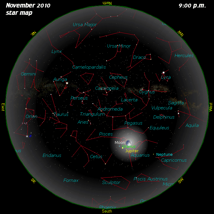 [November Star Map]