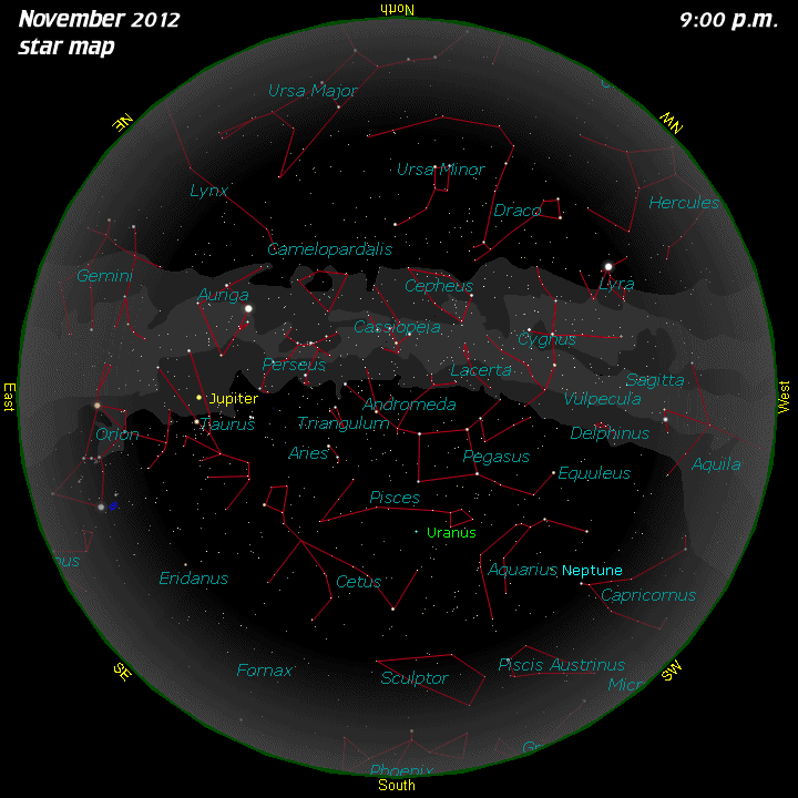 [November Star Map]