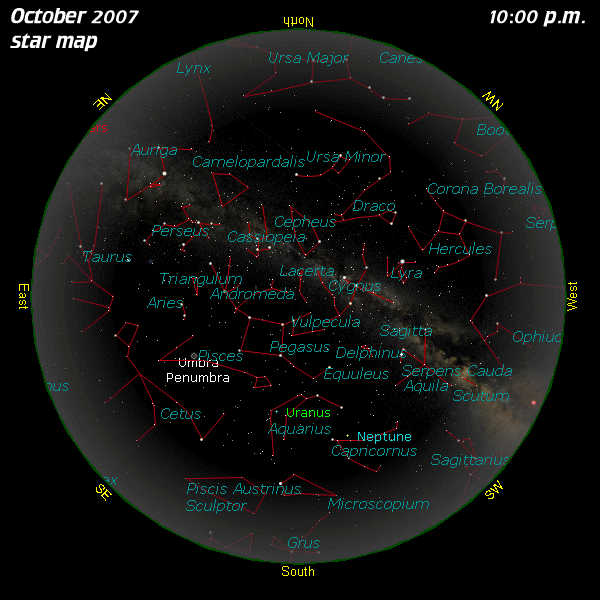 [October Star Map]