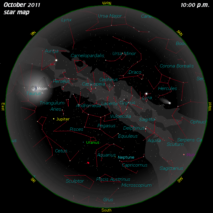 [October Star Map]