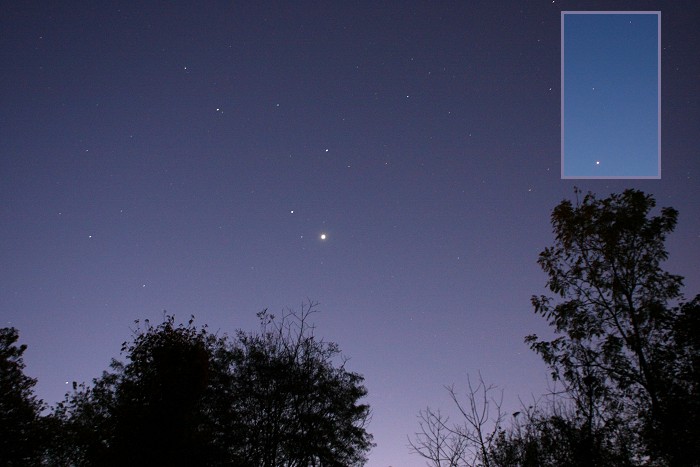 [Venus-Saturn-Regulus conjunction]