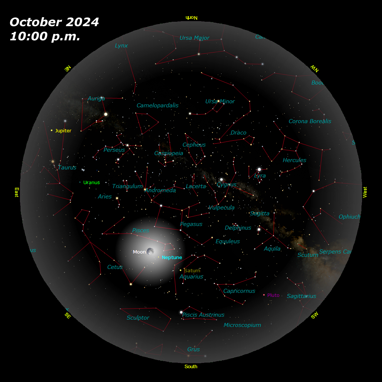 [October Star Map]