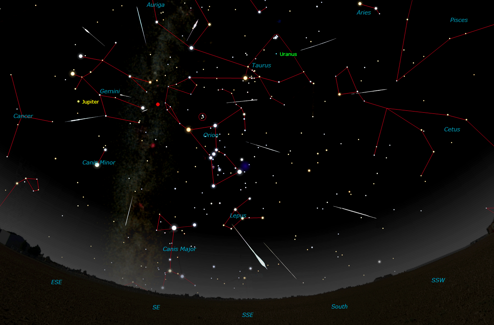 [Orionid Meteor Shower Radient]