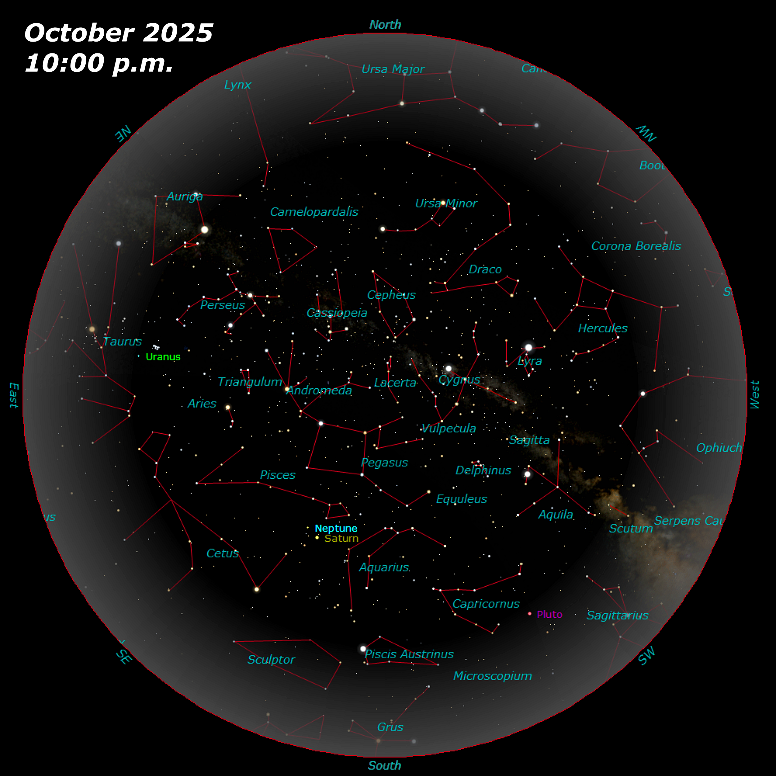 [October Star Map]