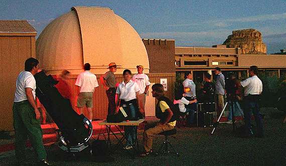 Star Party in back of the Visitor Center