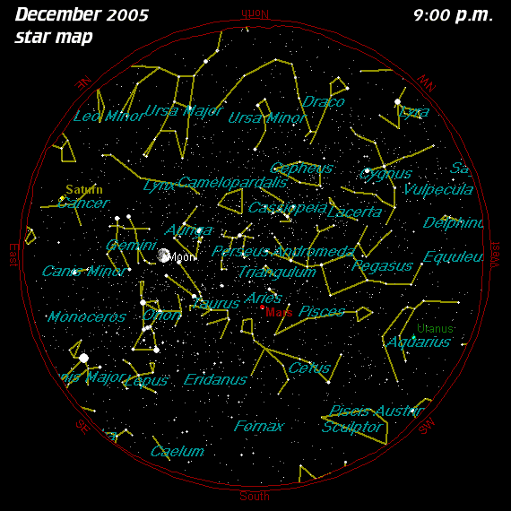 December Star Map
