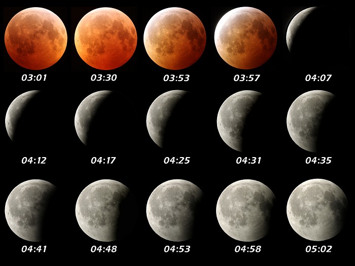 [December 21st Total Lunar Eclipse-Post Totality]