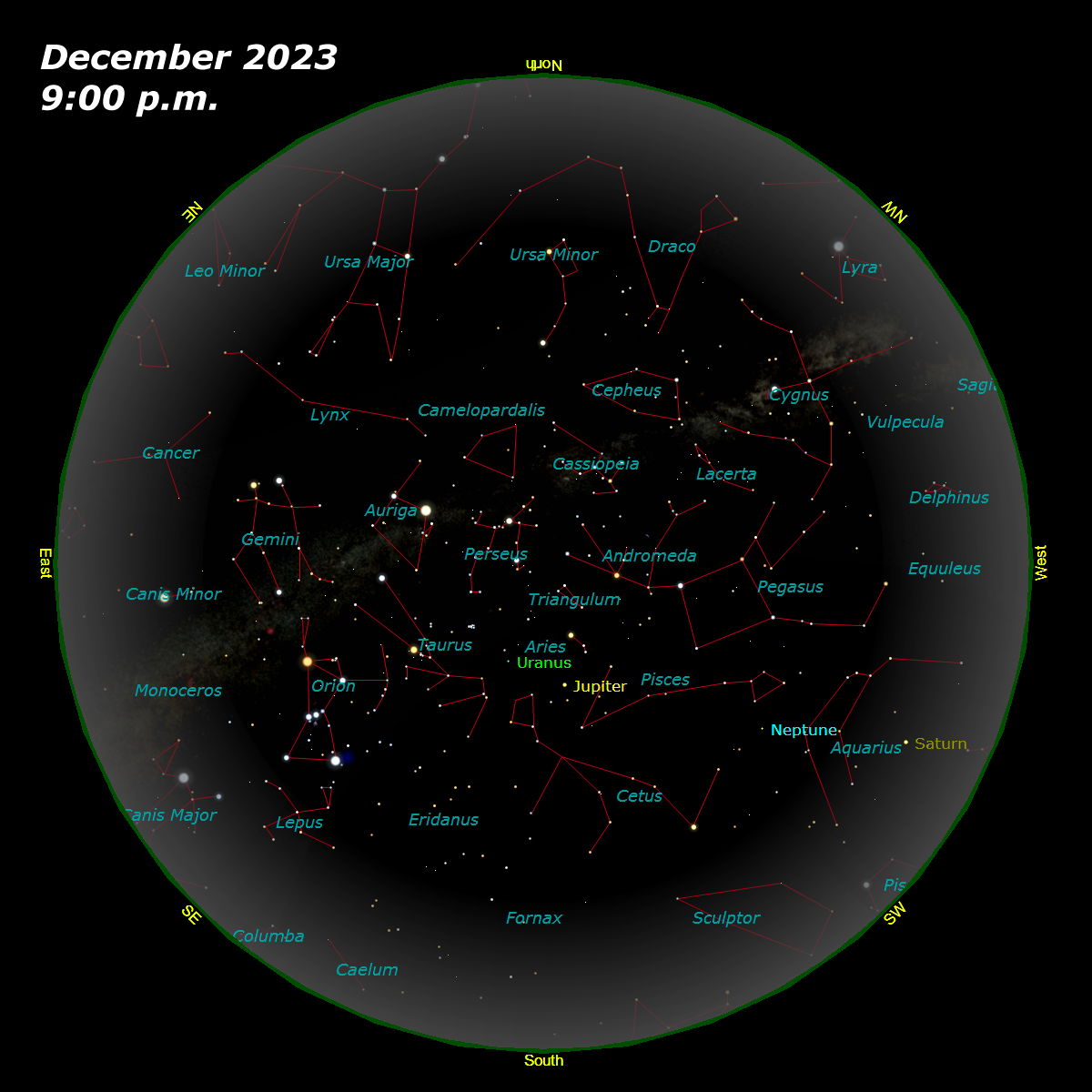 [December Star Map]