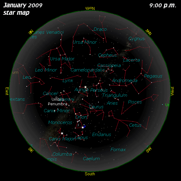[January Star Map]