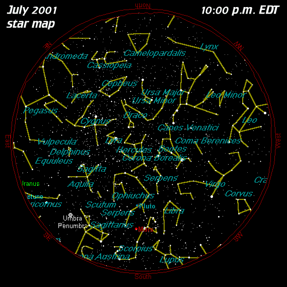 JuLY Star Map