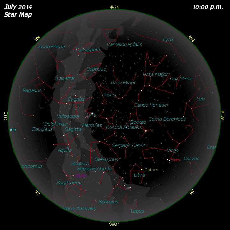 [July Star Map]