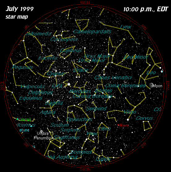 July Star Map