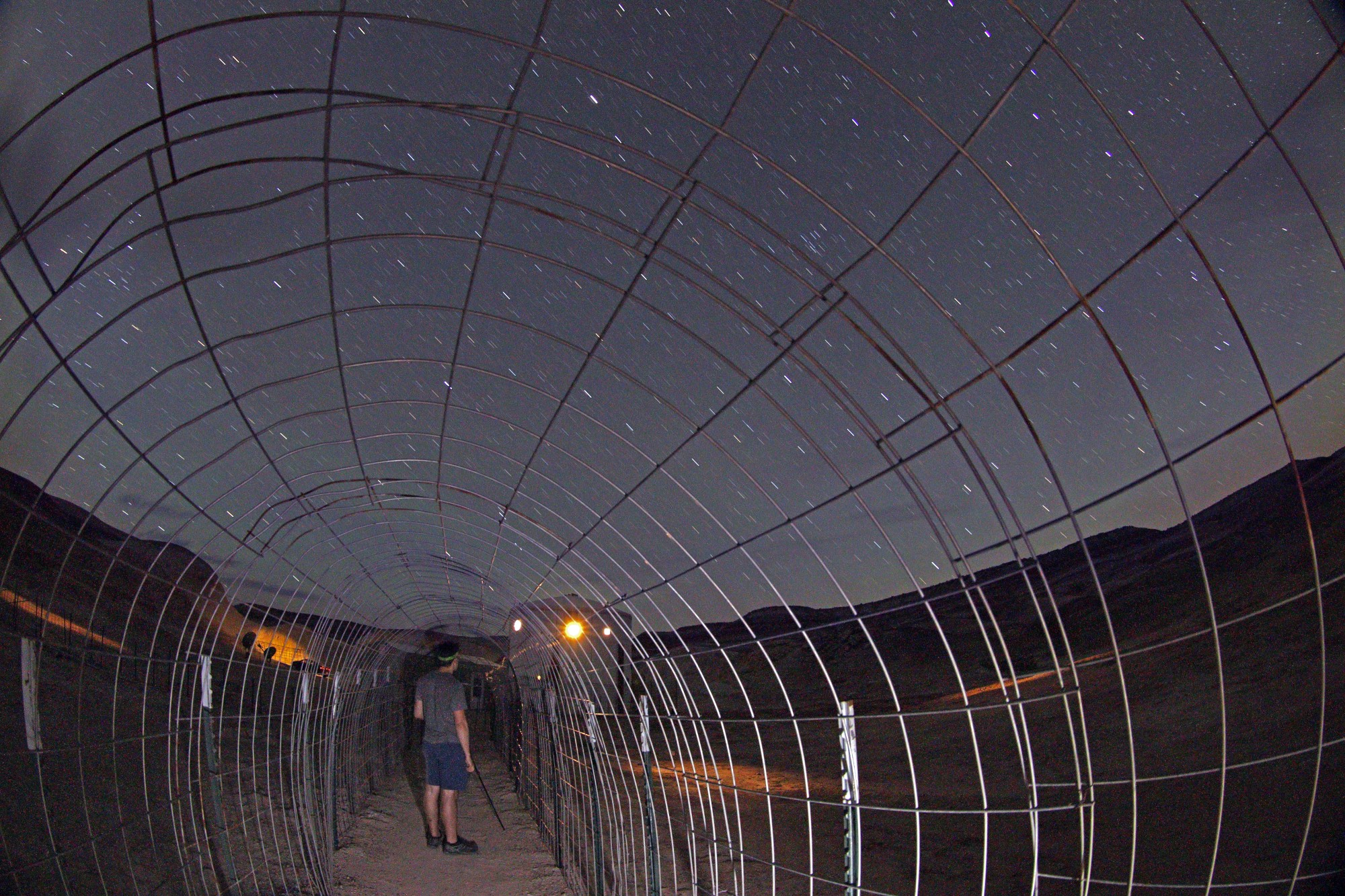 [Inside the Airlock at MDRS]