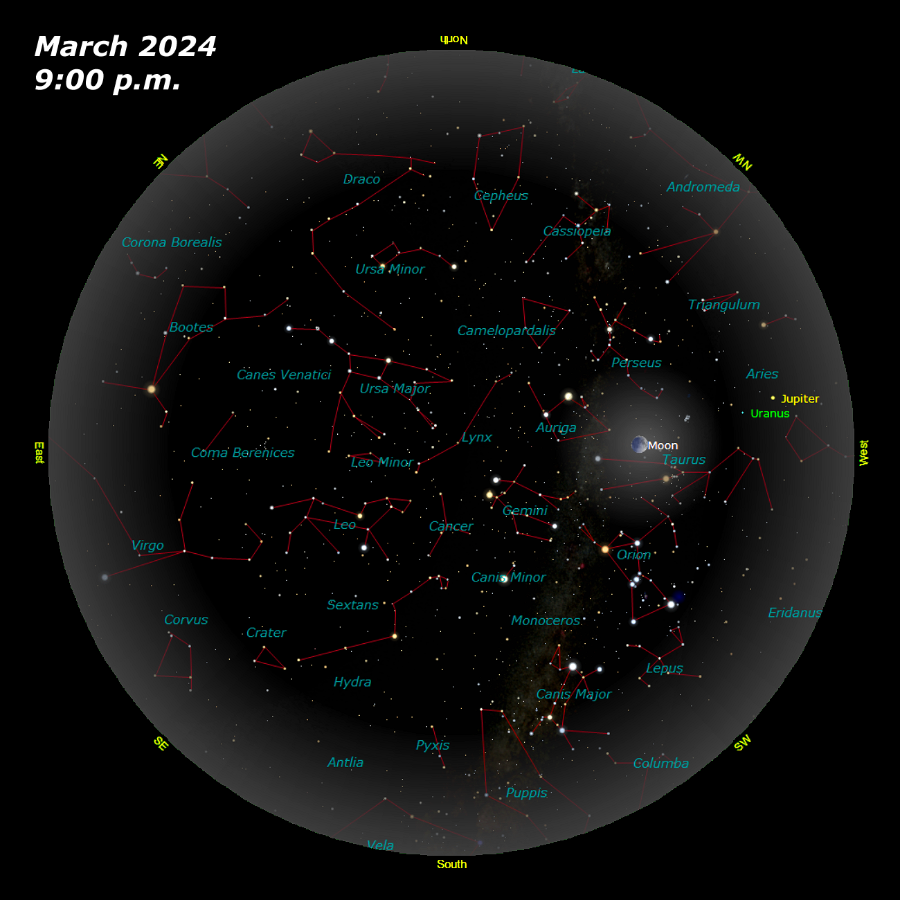 [March Star Map]