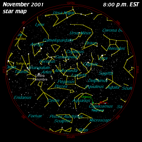 November Star Map