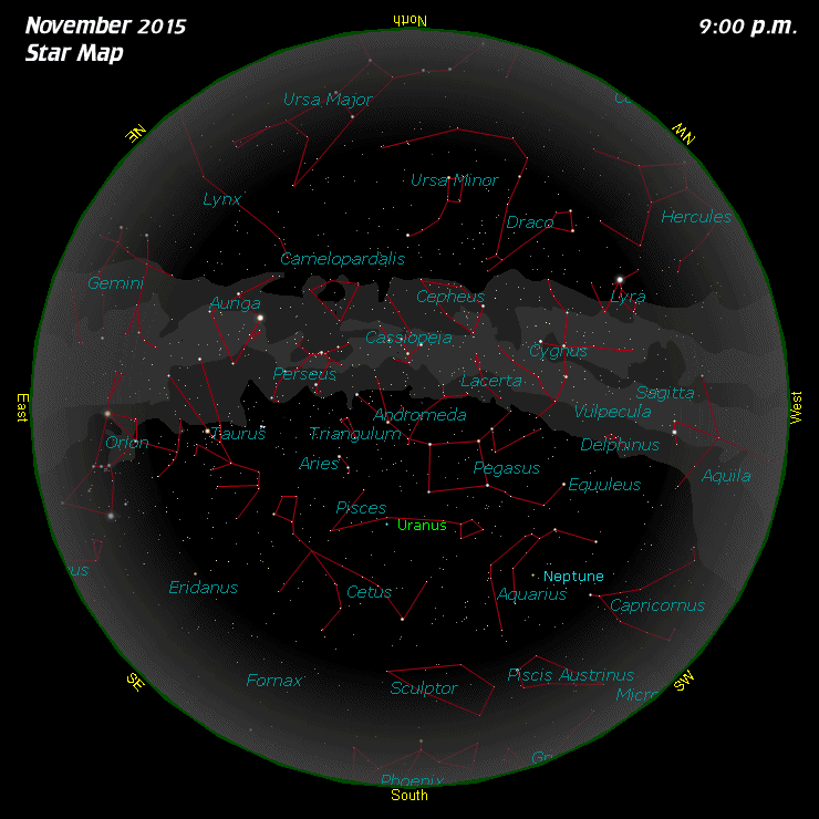 [November Star Map]