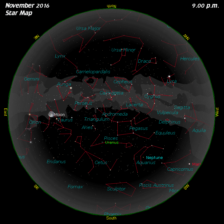 [November Star Map]