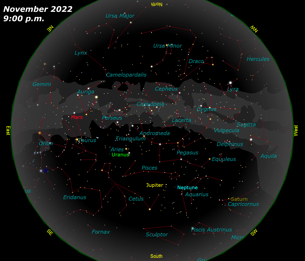 [November Star Map]