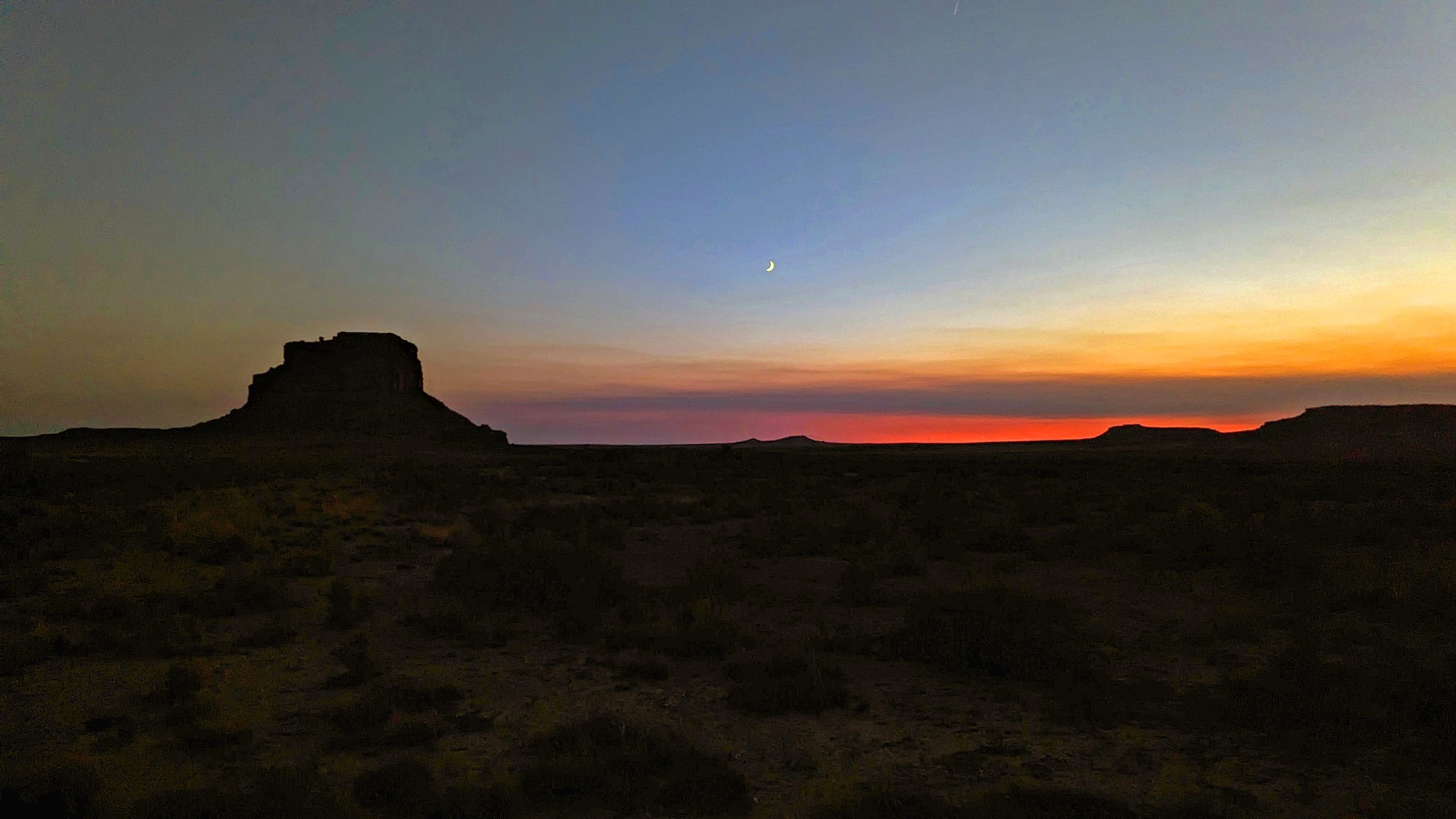 [Fajada Butte after Sundown]