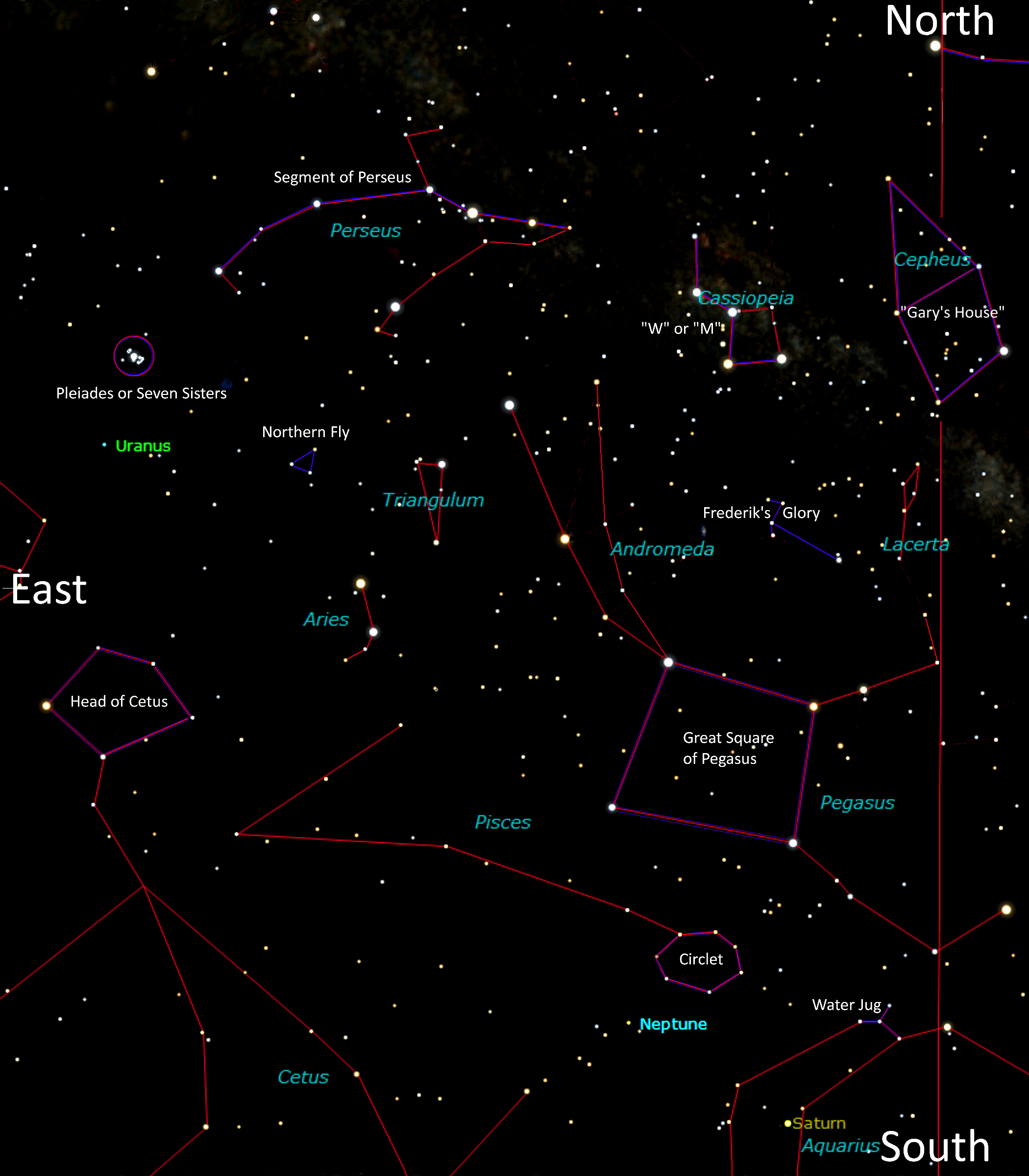 [Asterisms in the East]