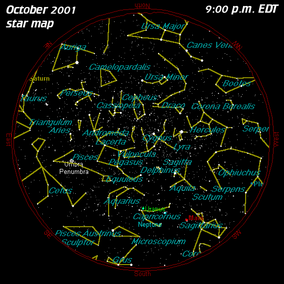 October Star Map