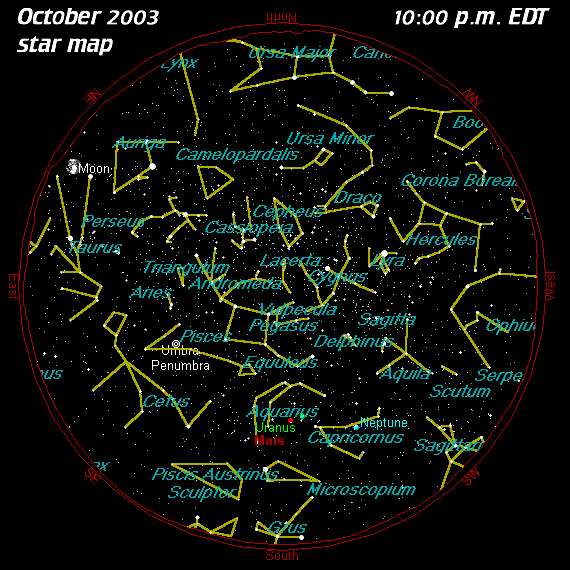 October Star Map