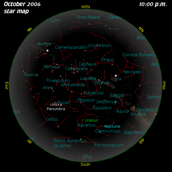 October Star Map
