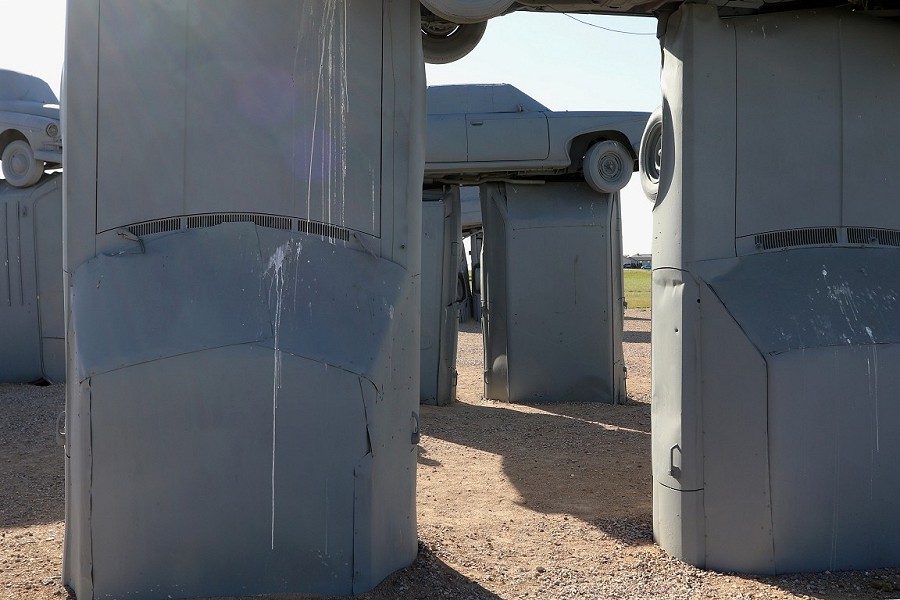 [Carhenge, Winter Solstice Sunrise]